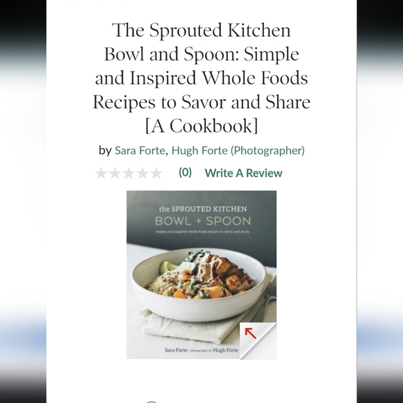 The Sprouted Kitchen Hardback Cookbook by Sara Forte - Picture 2 of 8